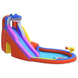 Acheter Happy Hop Toboggan à eau gonflable avec piscine 450x320x240 cm PVC