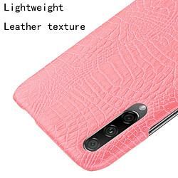 Wewoo Coque PC + PU antichoc en texture de crocodile pour Huawei Honor 9X / 9X Pro rose