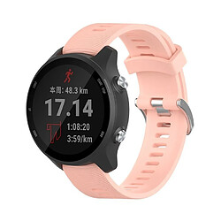 Bracelet de remplacement compatible pour Garmin Forerunner 245/245M Breathing Surface Rose claire