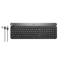 Logitech Craft RF Wireless + Bluetooth QWERTY US International Noir, Gris pas cher