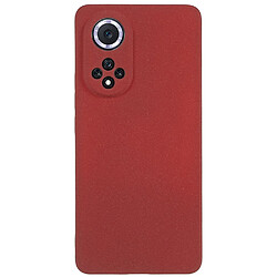 Coque en TPU Anti-empreintes, double face matte, anti-rayures pour votre Huawei nova 9 - rouge vin