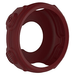 Wewoo Protection écran Étui de en silicone de montre de couleur solide pour Garmin F235 / F750 rouge