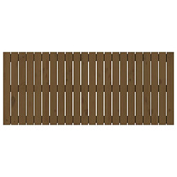 Avis vidaXL Tête de lit murale Marron miel 140x3x60 cm Bois massif de pin