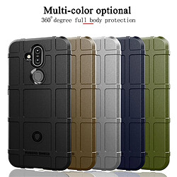 Acheter Wewoo Coque Housse en silicone à couverture totale pour de protection antichoc pour Nokia 7.1 Plus / X7 (Gris)