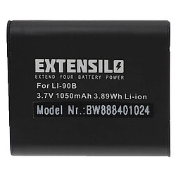 Vhbw EXTENSILO 2x Batteries compatible avec Olympus Stylus XZ-2 iHS, XZ-2 appareil photo, reflex numérique (1050mAh, 3,7V, Li-ion)