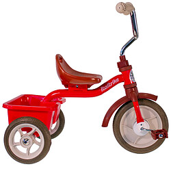 Tricycle en métal rouge avec benne Transporter Italtrike