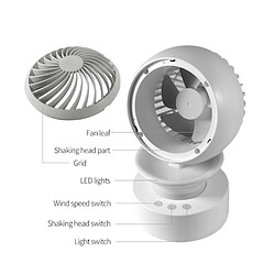 Avis Ventilateur de Refroidissement d'Air de Bureau Portable avec Veilleuse Ventilateur de Refroidissement de Bureau Ventilateur Portable Rechargeable pour Dortoir de Bureau