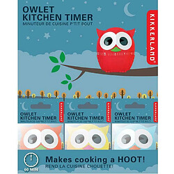 Kikkerland Minuteur de cuisine hibou 60 minutes pas cher