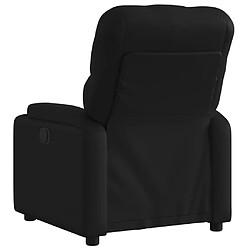 Acheter vidaXL Fauteuil inclinable électrique Noir Similicuir