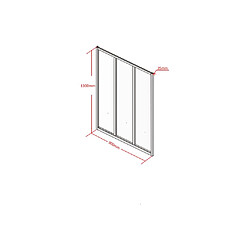 Avis Vente-Unique Verrière atelier en aluminium thermolaqué - 90x130 cm - Blanc - BAYVIEW