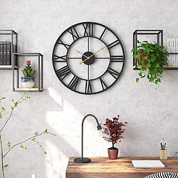 Avis Universal Horloge murale à quartz silencieux de style numérique romain