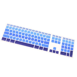 ordinateur portable clavier protecteur film pour imac filaire clavier USB a1243 dégradé bleu