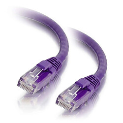 Cables To Go C2G Câble de raccordement réseau Cat5e avec gaine non blindé (UTP) de 3 M - Violet