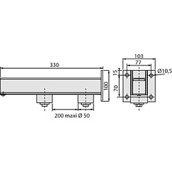 Avis Mantion GUIDE REGLABLE A VISSER 1053