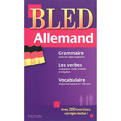 Bled allemand : grammaire, les verbes, vocabulaire - Occasion