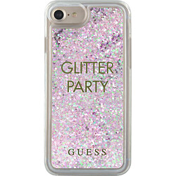 Guess Maroquinerie Coque rigide liquide avec paillettes violettes Guess pour iPhone 6/6S/7/8