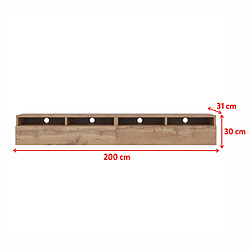 Acheter Selsey Meuble TV - REDNAW - 200 cm - chêne wotan