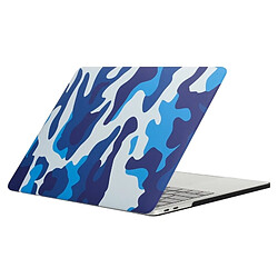 Wewoo Housse Étui bleu pour 2016 Macbook Pro 13.3 pouce A1706 & A1708 Camouflage Motif Ordinateur Eau Stickers PC Cas de Protection