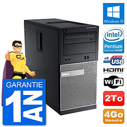 PC Dell 3010 MT G2020 RAM 4Go Disque Dur 2To HDMI Windows 10 Wifi - Occasion