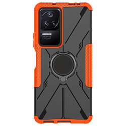 Coque en TPU anti-rayures avec béquille pour votre Xiaomi Redmi K40S 5G/Poco F4 5G - orange