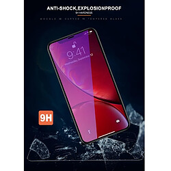 Acheter Wewoo Film mocolo 0.33mm 9H 3D Edge Edge en verre trempé Blue-ray pour iPhone XR (Noir)