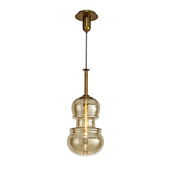 Luminaire Center Suspension Sonata Bronze 1 ampoule 89cm