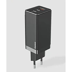 Universal Noir 65W GaN USB Type C Chargeur Mise à niveau Adaptateur de téléphone Chargeur pour 1211 avec câble 100W QC3.0 Charge rapide Xiaomi