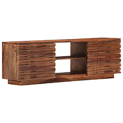 Maison Chic Meuble TV scandinave - Banc TV pour salon 120x30x40 cm Bois solide -MN20919