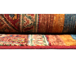 Vidal Tapis de laine 244x169 rouge Torkman pas cher