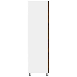 Acheter vidaXL Armoire à réfrigérateur Chêne fumé 60x57x207 cm Bois