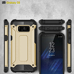 Wewoo Coque renforcée or pour Samsung Galaxy S8 Rugged Armure TPU + PC Combinaison Cas