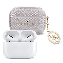 Acheter Guess Maroquinerie Guess Coque pour AirPods Pro avec Charm Design Élégant Rose Poudré