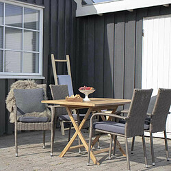 Avis House Nordic 4 Chaises de jardin PORTLAND