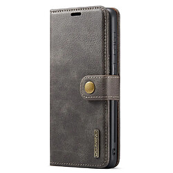 Etui en PU DG.MING magnétique avec support gris pour votre Samsung Galaxy A33 5G