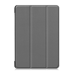 Etui en PU support triple gris pour votre Lenovo Tab M10 TB-X605F