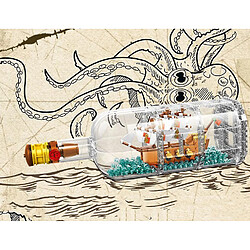 Acheter Universal 960 bouteilles à bord blocs de construction briques bricolage jouets 21313 collection affichage maquette bateau jouets cadeaux