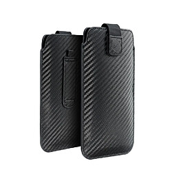 etui forcell pocket carbon modele 02 pour iphone 5 / 5s / 5se / 5c