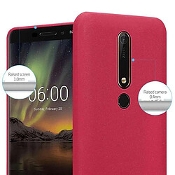 Avis Cadorabo Coque Nokia 6,1 Etui en Rouge