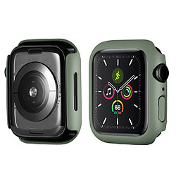 Coque en TPU caoutchouté, vert noirâtre pour votre Apple Watch Series 7 41mm