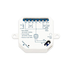 Avis Ledkia Interrupteur WiFi Volets Roulants Automatiques Blanc