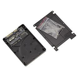 Kalea-Informatique Boitier pour SSD mSATA et ou M2 SATA vers SATA 15+7 au format d'un HDD SATA 2.5