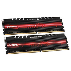 Avis Team Group Groupe Delta Team Red Series LED DDR4-3000 CL16 - Kit 32Go