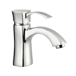 Laggi Robinet mitigeur de lavabo bas en laiton chrome notto