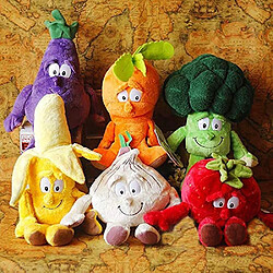 Universal Fruits, légumes, animaux, peluches, bébés, garçons, filles, jouets de sommeil. pas cher