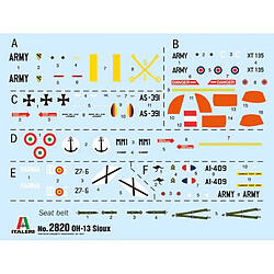 Italeri Maquette Hélicoptère Bell Oh-13 Sioux