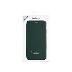 Acheter BEETLECASE Étui Folio pour Apple iPhone 11 Pro en Cuir avec Dos Transparent et Porte-Cartes Vert foncé