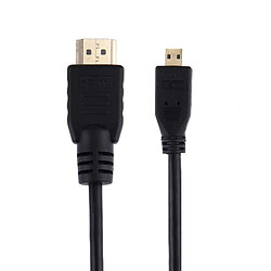 Acheter Wewoo Câble Version 1.4, Micro HDMI vers HDMI 19 broches, Support 3D, Longueur: 1.5m