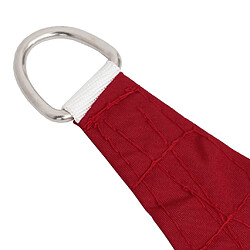 Avis Helloshop26 Voile toile d'ombrage parasol tissu oxford trapèze 2/4 x 3 m rouge 02_0009755