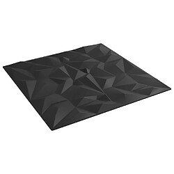 Acheter vidaXL Panneaux muraux 12 pcs noir 50x50 cm XPS 3 m² améthyste