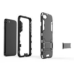 Coque en TPU hybride avec béquille noir pour votre Apple iPhone SE 2